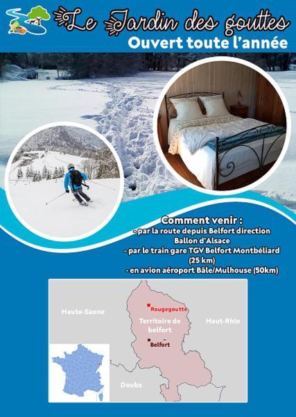 Bed and Breakfast Le Jardin Des Gouttes Rougegoutte Экстерьер фото